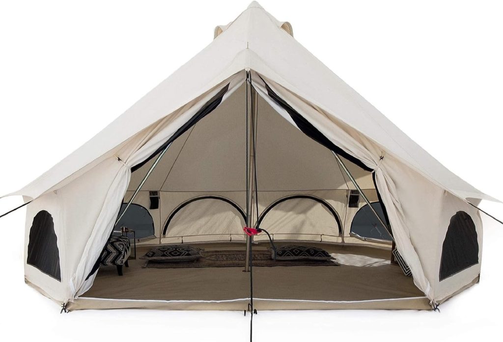 Bell Tents that looks like a House WHITE DUCK OUTDOORS LUXURY TENT WITH STOVE JACK