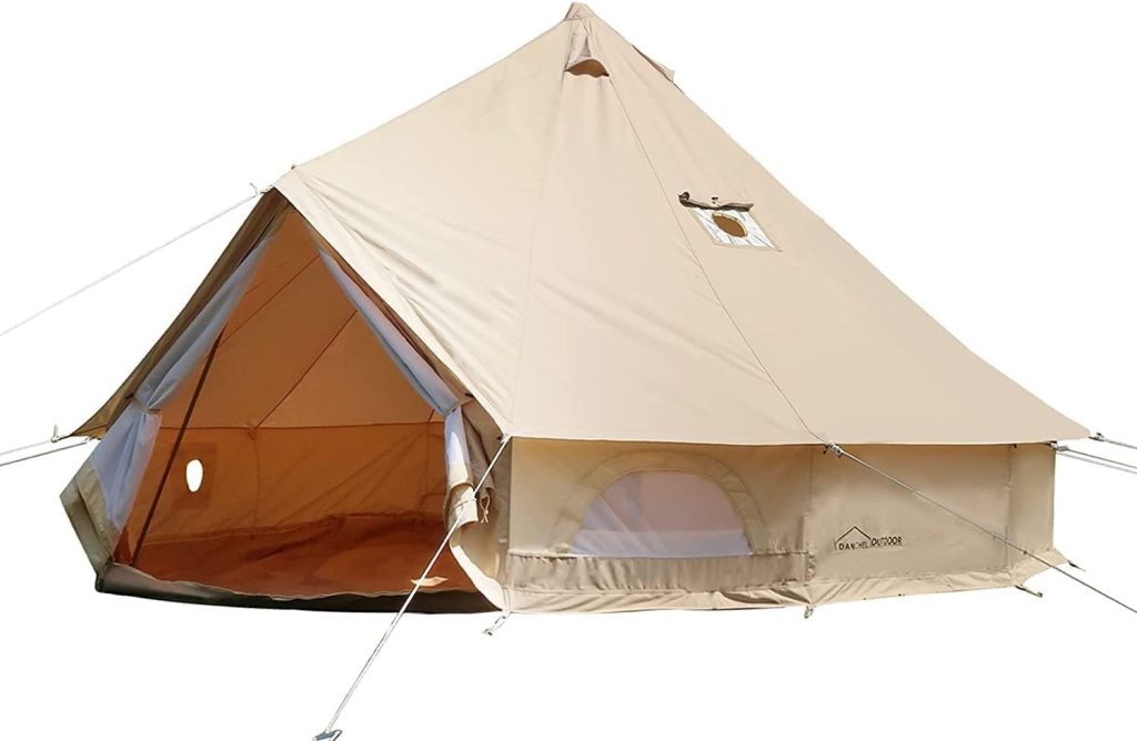 DANCHEL Cotton Bell Tent with Two Stove Jacket | Cold Weather Tents with Stoves