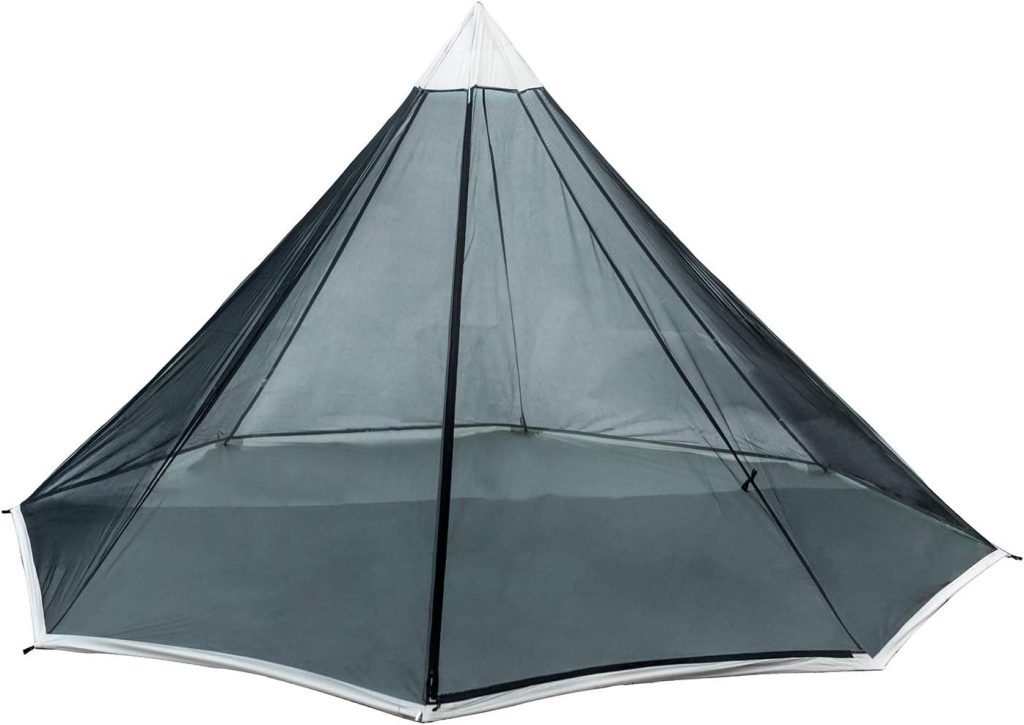 The One Tigris HOWLINGTOP Ultralight Mesh Teepee for Smokey Hut Hot Tent | Cold Weather Tents with Stoves